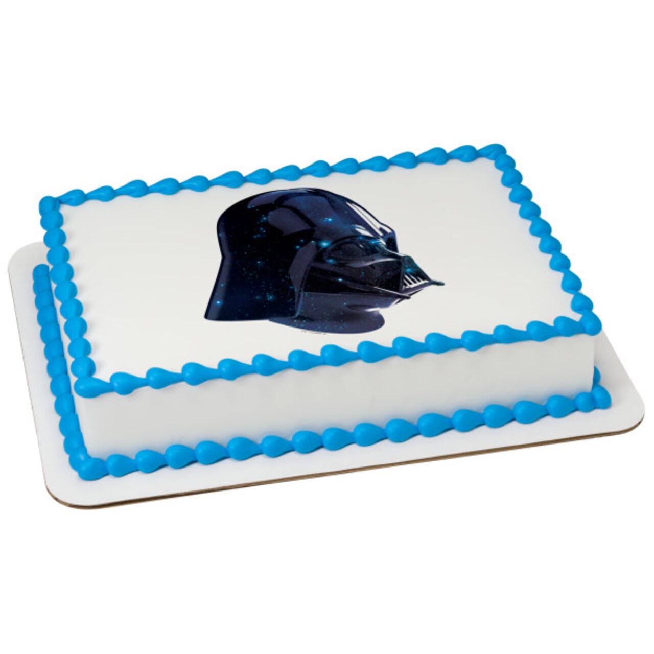 STAR WARS™ Darth Vader Galaxy Edible Cake Topper Image 1/4 sheet